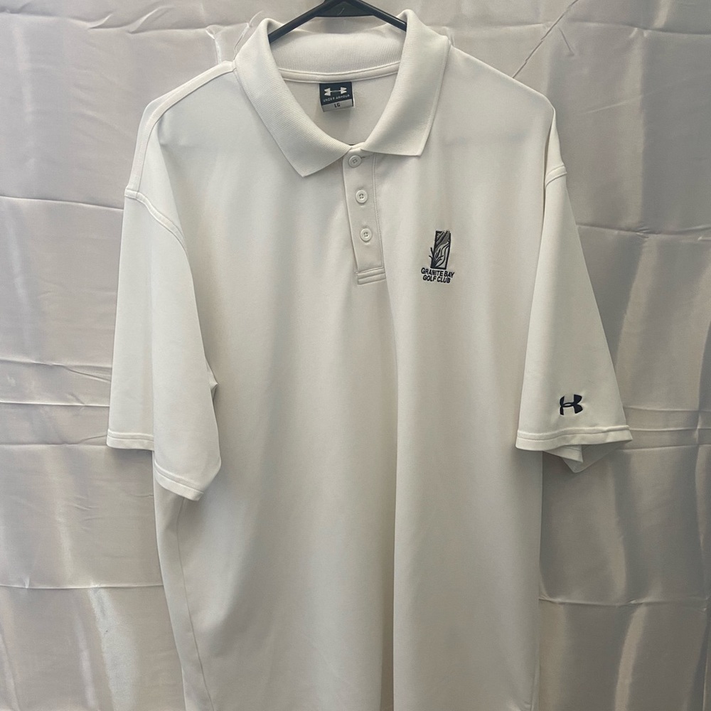 2/$25 Mens LG Under Armour Golf Polo, UA, Granite Bay Golf Club